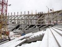 Завершена подготовка к монтажу металлоконструкций перекрытия стадиона «Динамо»